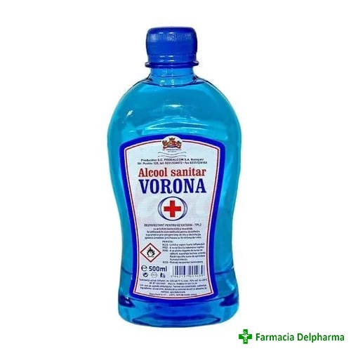 Alcool sanitar 70% x 500 ml, Vorona